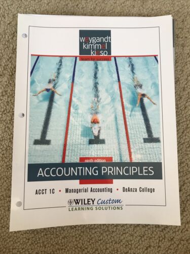 accounting principles  managerial accounting 1st edition jerry j. weygandt, paul d. kimmel, donald e. kieso