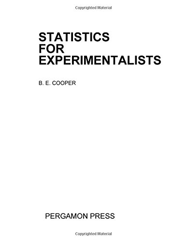 statistics for experimentalists 1st edition brian edward cooper 0080126006, 9780080126005