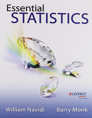 essential statistics 1st edition william navidi , barry monk 0073534994, 9780073534992