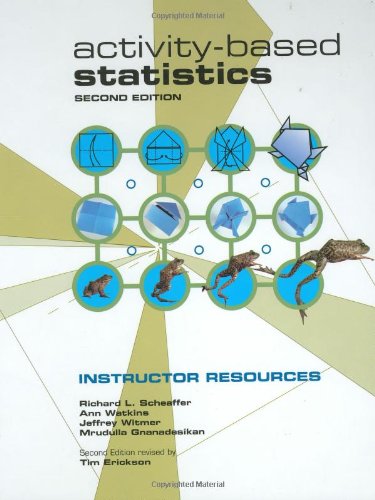 activity based statistics 2nd edition mrudulla gnanadesikan , ann e watkins , jeffrey a witmer , richard l
