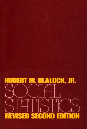 social statistics 2nd edition hubert m blalock 0070057524, 9780070057524