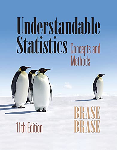 understandable statistics concepts and methods 11th edition charles henry brase , corrinne pellillo brase