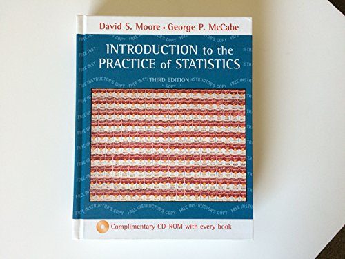 introduction to the practice of statistics 3rd edition david s moore , george mccabe 0716733730, 9780716733737
