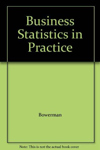 business statistics in practice 2nd edition bowerman 0072508582, 9780072508581