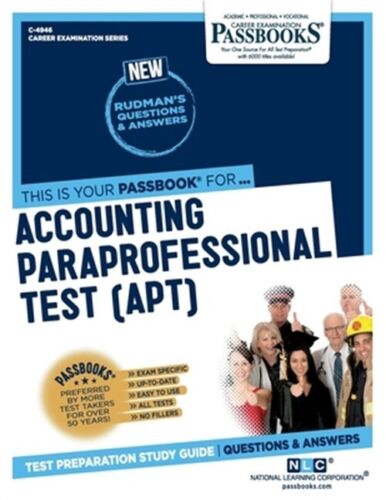 accounting paraprofessional test 1st edition corporation, national learning 173184946x