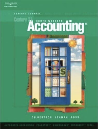 accounting 8th edition gilbertson