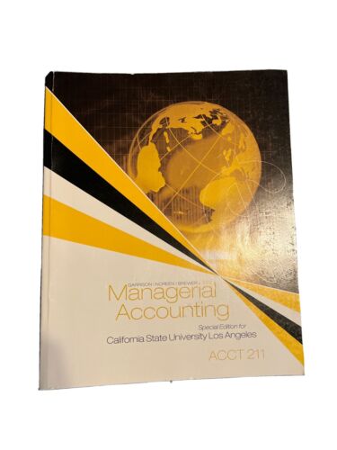 managerial accounting 14th edition ray h. garrison, eric w. noreen, peter c. brewer 9780077522063
