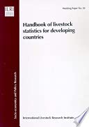 handbook of livestock statistics for developing countries 1st edition international livestock research