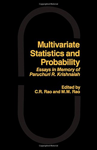 multivariate statistics and probability essays in memory of paruchuri r krishnaiah 1st edition c r rao
