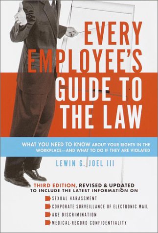 every employees guide to the law 1st edition lewin g i joel ii 0375714456, 9780375714450
