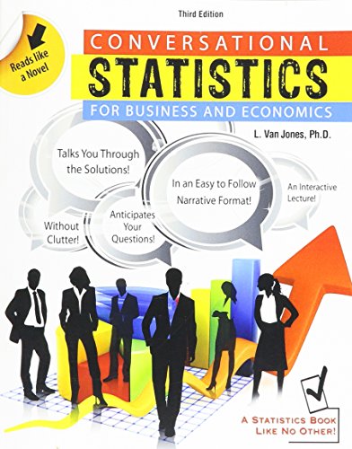 conversational statistics for business and economics 3rd edition loyde van jones 1465201467, 9781465201461