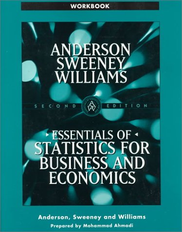 for essentials of statistics for business and economics 2nd edition david r anderson, dennis j sweeney ,