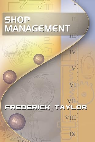 shop management 1st edition frederick taylor 1897363907, 978-1897363904