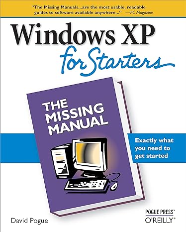 windows xp for starters the missing manual 1st edition david pogue 0596101554, 978-0596101558