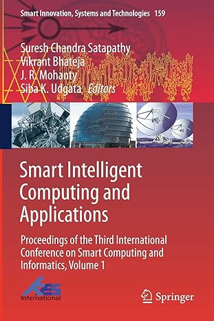 smart intelligent computing and applications proceedings of the third international conference on smart