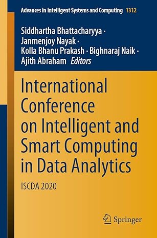 international conference on intelligent and smart computing in data analytics iscda 2020 1st edition