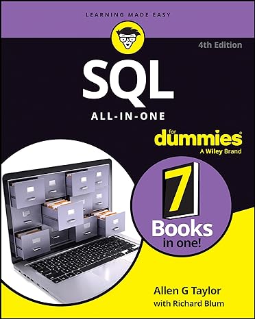 sql all in one for dummies 7 books in one 4th edition allen g taylor ,richard blum 1394242298, 978-1394242290
