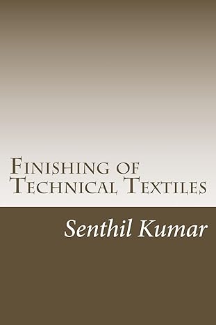 finishing of technical textiles 1st edition senthilkumar 1502377128, 978-1502377128