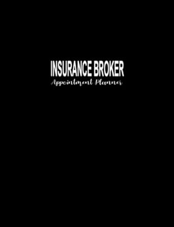 insurance broker appointment planner 52 weeks of undated daily scheduler with 15 minute time increments to