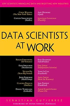 data scientists at work 1st edition sebastian gutierrez 1430265981, 978-1430265986
