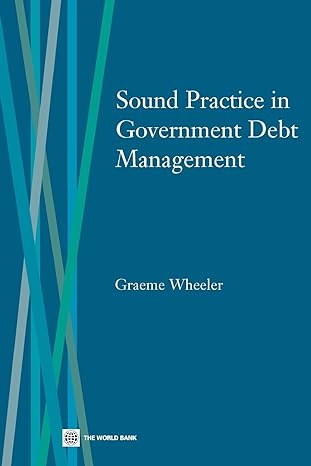 sound practice in government debt management 1st edition graeme wheeler 0821350730, 978-0821350737