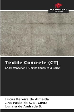 textile concrete ct characterisation of textile concrete in brazil 1st edition lucas pereira de almeida, ana