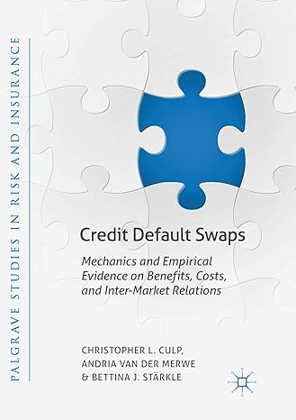 credit default swaps mechanics and empirical evidence on benefits costs and inter market relations 1st