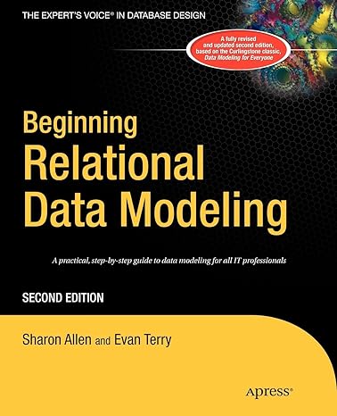 beginning relational data modeling 2nd edition sharon allen ,evan terry 1590594630, 978-1590594636