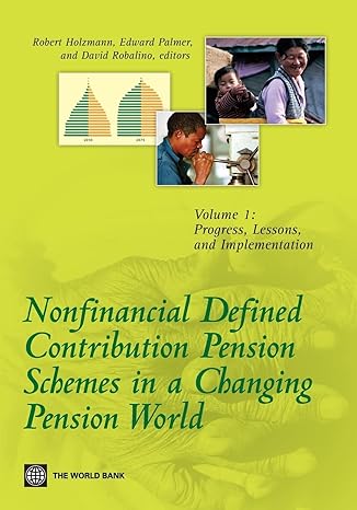 nonfinancial defined contribution pension schemes in a changing pension world volume 1 progress lessons and