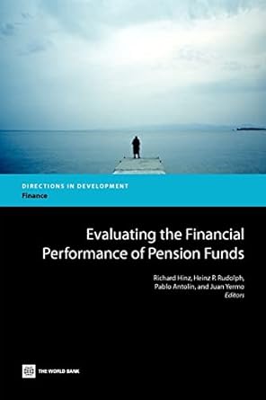 evaluating the financial performance of pension funds 1st edition richard hinz ,rudolph heinz ,pablo antolin