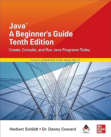 java a beginners guide 10th edition herbert schildt ,danny coward 1265054630, 978-1265054632