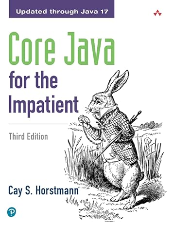 core java for the impatient 3rd edition cay s horstmann 0138052107, 978-0138052102