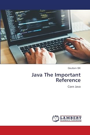 java the important reference core java 1st edition gauttam sk 6205640538, 978-6205640531