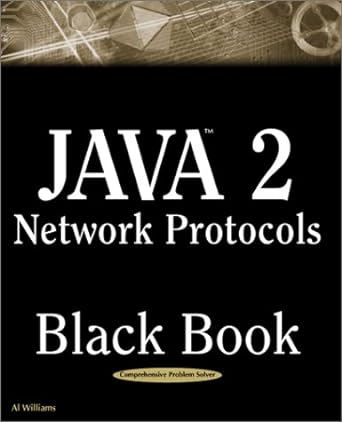 java 2 network protocols black book 1st edition al williams 1932111212, 978-1932111217
