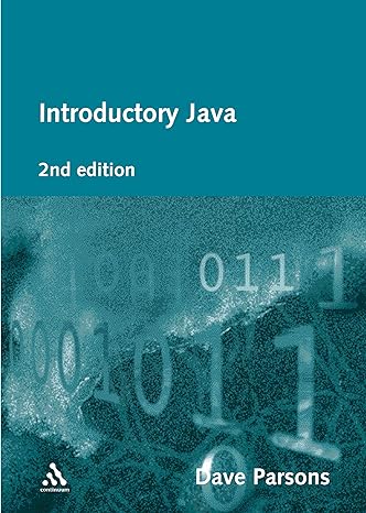 introductory java 2nd edition david parsons 0826461794, 978-0826461797