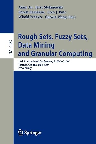 rough sets fuzzy sets data mining and granular computing 11th international conference rsfdgrc 2007 toronto
