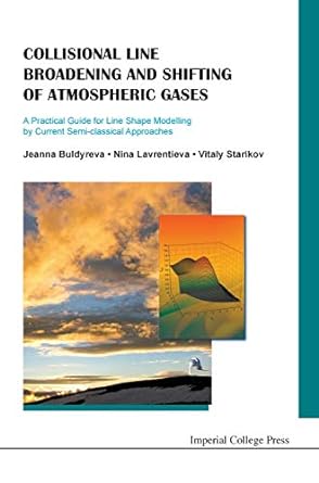 collisional line broadening and shifting of atmospheric gases a practical guide for line shape modeling by