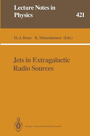 jets in extragalactic radio sources 1st edition hermann josef roser ,klaus meisenheimer 3662139502,
