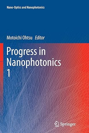 progress in nanophotonics 1 2011th edition motoichi ohtsu 364226977x, 978-3642269776