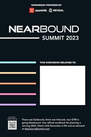 nearbound summit 2023 this workbook belongs to 1st edition jared fuller, isaac morehouse, shawnie hamer,