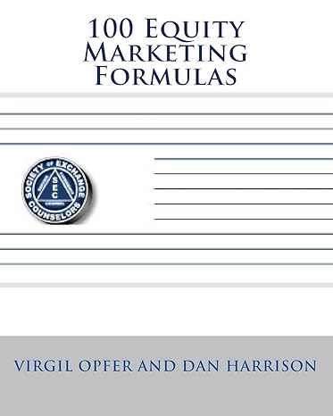 100 equity marketing formulas 1st edition virgil opfer, dan harrison 1448626811, 978-1448626816