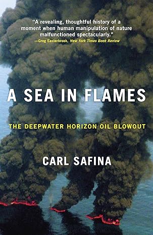 a sea in flames the deepwater horizon oil blowout 1st edition carl safina 0307887367, 978-0307887368