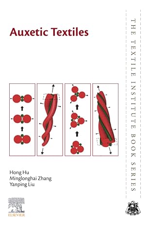 auxetic textiles 1st edition hong hu, minglonghai zhang, yanping liu 0081022115, 978-0081022115