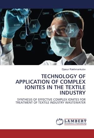 technology of technology of application of complex ionites in the textile industry synthesis of effective