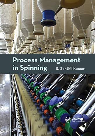 process management in spinning 1st edition r. senthil kumar 0367378337, 978-0367378332