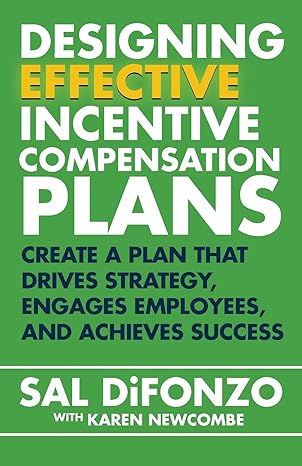 Designing Effective Incentive Compensation Plans Create A Plan That Drives Strategy Engages Employees And Achieves Success