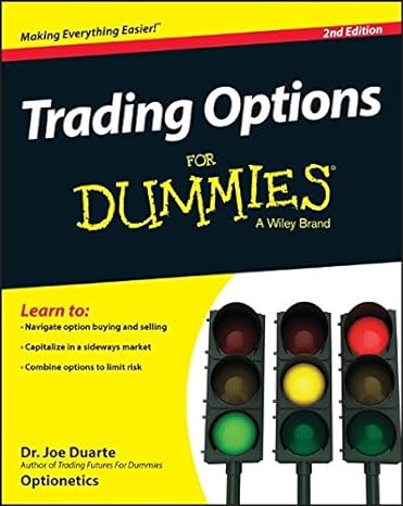 trading options for dummies 2nd edition joe duarte 1118982630, 978-1118982631