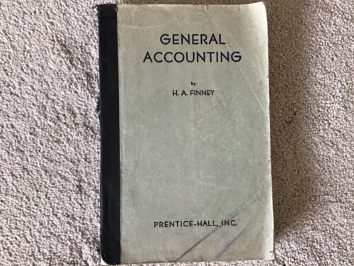 general accounting 1st edition h. a. finney