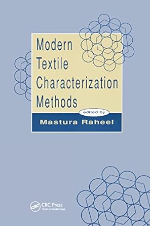 modern textile characterization methods 1st edition mastura raheel 0367401436, 978-0367401436