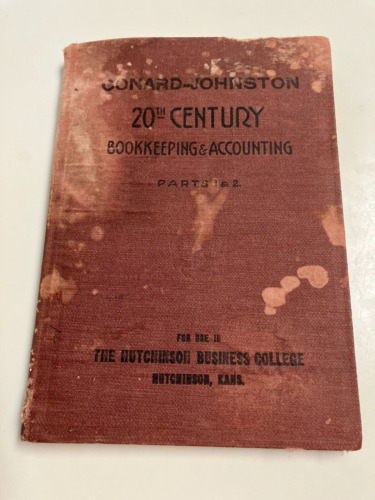 20th century bookkeeping and accounting parts 1 and 2 1st edition conrad johnston